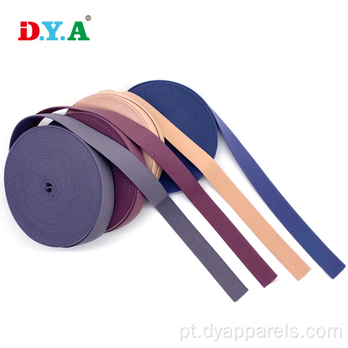 Elasticidade macia de 20 mm de cintura elástica bege de 20 mm